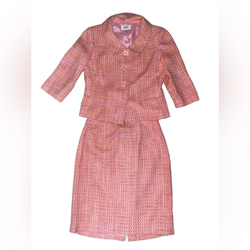 Talbots Tweed Skirt Suit